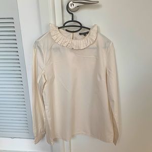 A.P.C. Blouse Ruffled Collar Size M